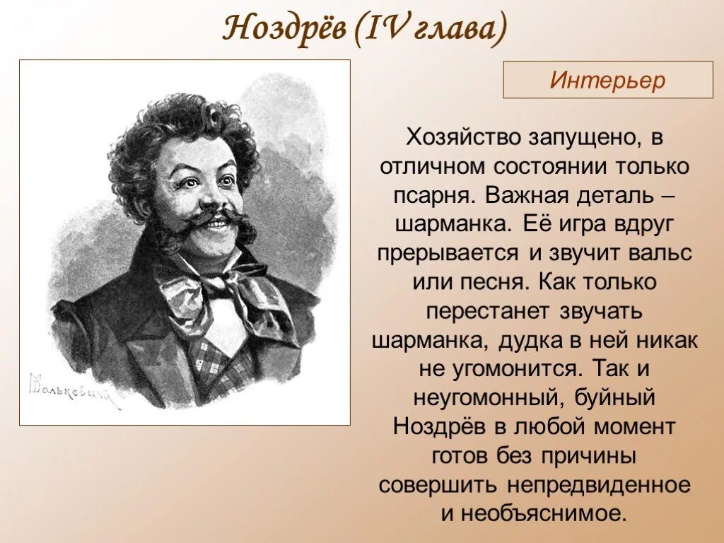 Ноздрев какая глава