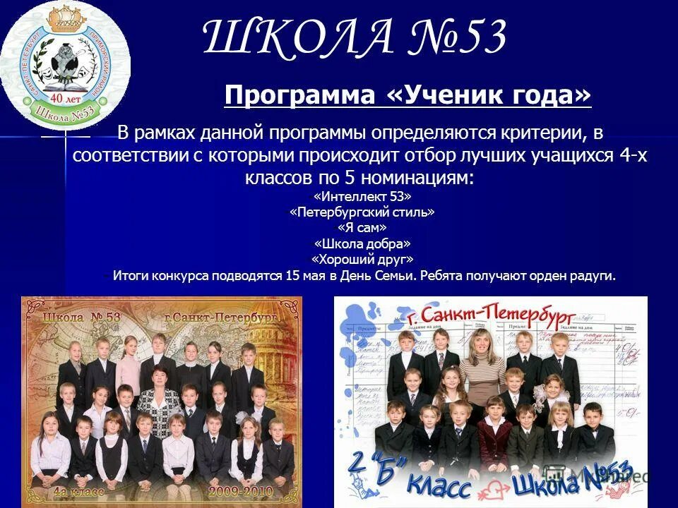 Программа ученик. Школа 53 приморского района. программа ученик года. школа 53 спб. школа 53 приморского района санкт-петербурга.