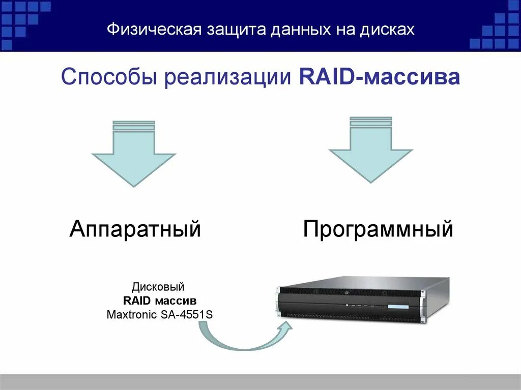 Методы реализации защиты. Физическая защита данных. Физическая защита на дисках. Защита данных на дисках. Способы физической защиты данных.