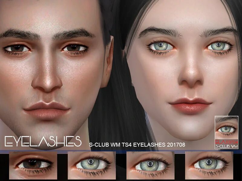 Sims eyelashes