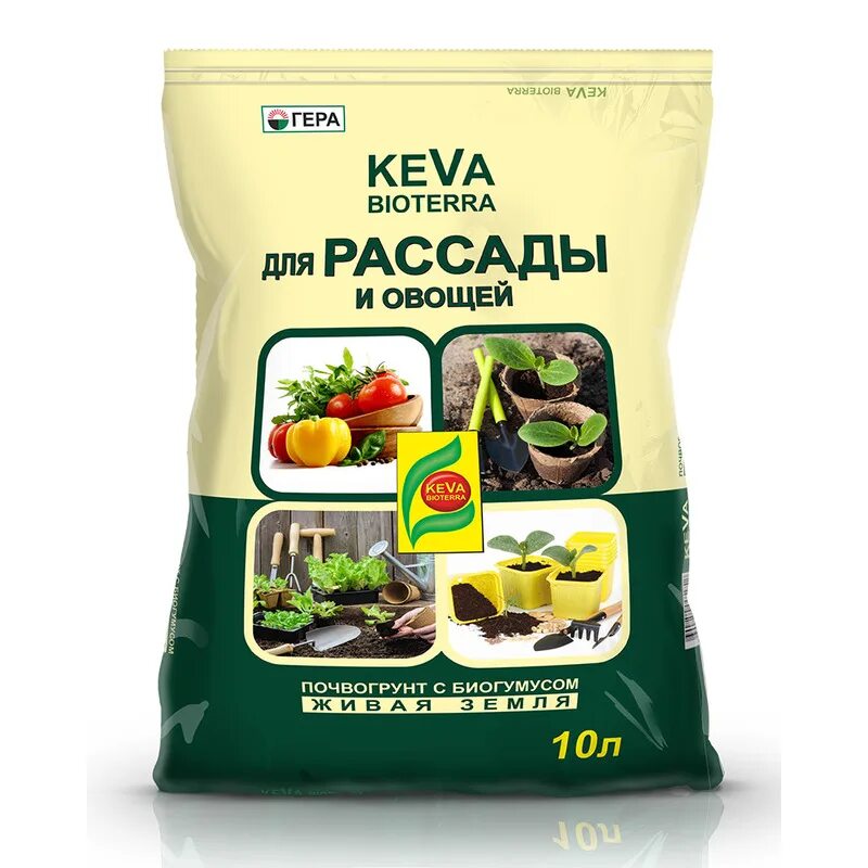 Люкс для овощей и рассады. Keva Bioterra для рассады и овощей 20л. Биогрунт Кева Биотерра 40л.