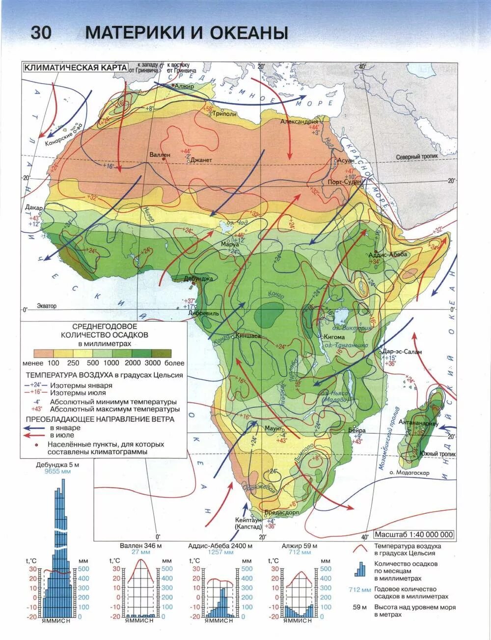 Средние осадки африки. Атлас 7 класс география Африка климат. Атлас климатические пояса Африки. Климатическая карта Африки 7 класс атлас. Климат Африки атлас 7 класс.