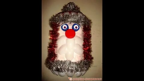 Дед мороз из бутылки своими руками