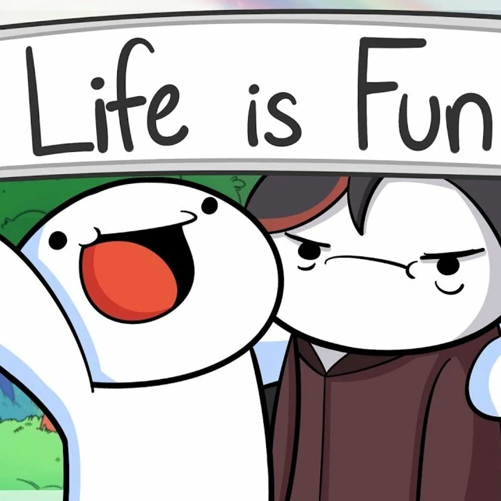 Халф лайф мем. Life s fun. Радости и счастья. Life is good. Стикер тревога.