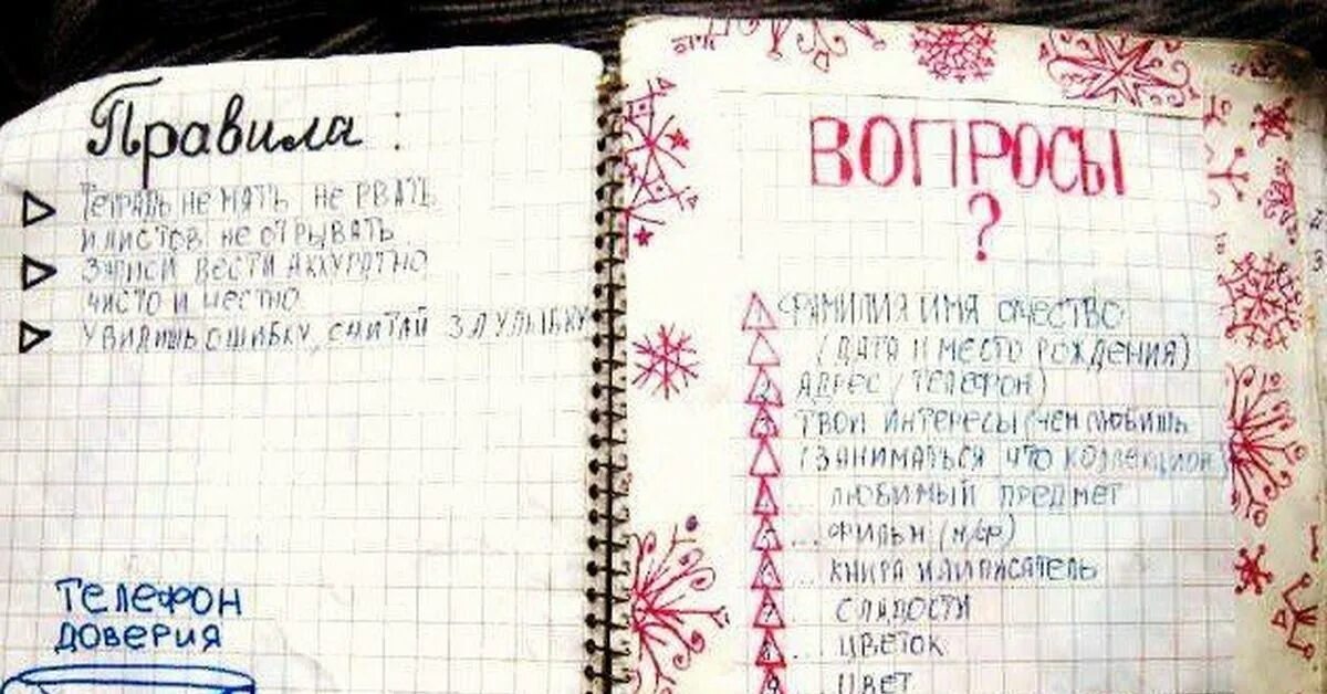 Как красиво оформить анкету