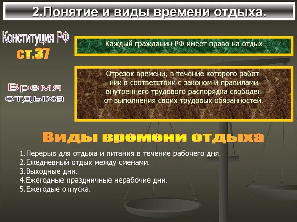 Регулирование рабочего времени и времени отдыха. Понятие и виды отдыха. Понятие времени отдыха и его виды. Понятие времени отдыха. Виды времени отдыха схема.