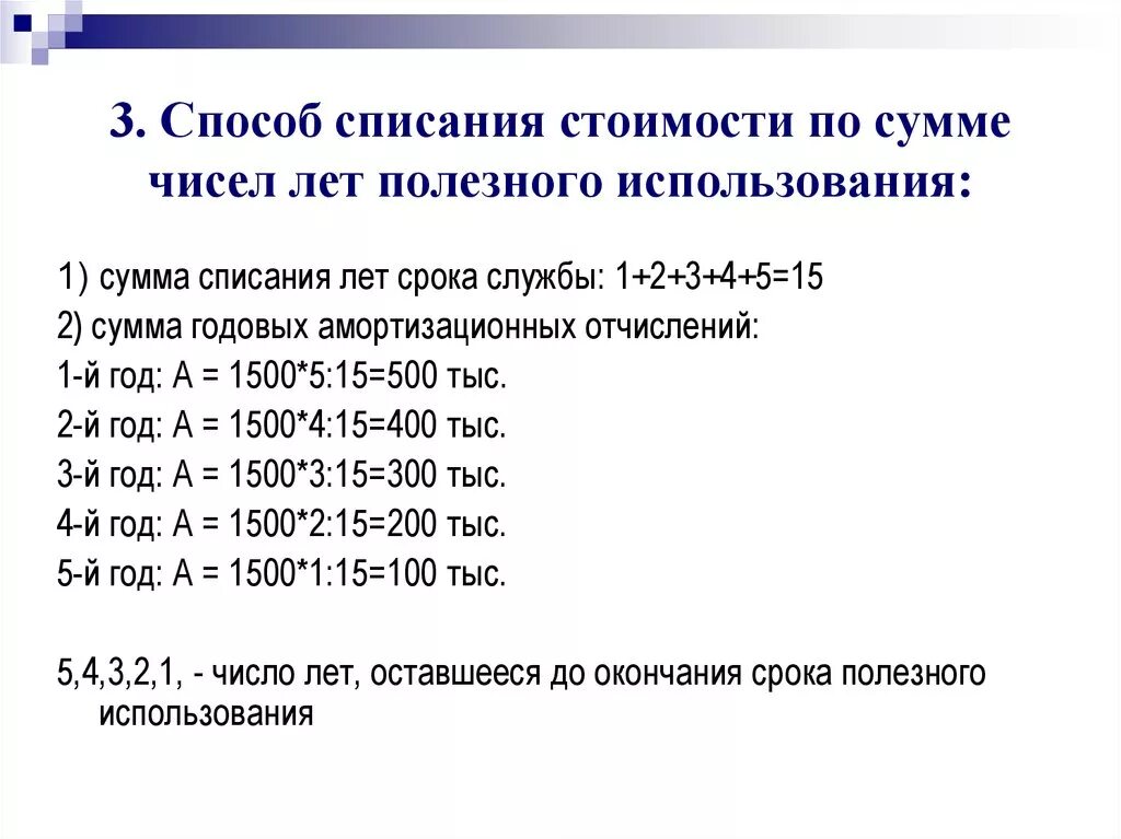 Метод списания по сумме числе лет амортизации. Амортизация способом суммы чисел лет срока полезного использования. Амортизация по сумме чисел лет формула. По сумме чисел лет срока полезного использования формула. Срок службы до списания