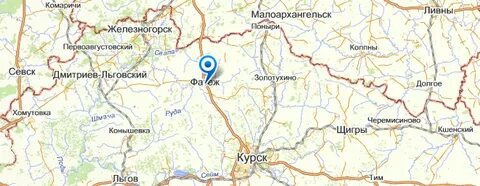 Железногорск хомутовка расстояние