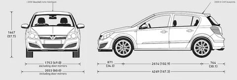 Opel astra h размеры дисков