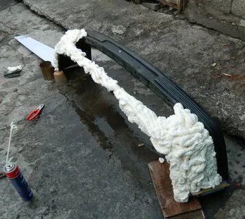Укладка монтажной пеной