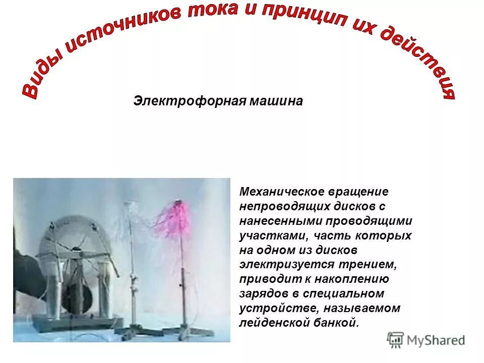 Электрофорная машина принцип действия. Характеристики электрофорной машины. Устройство и принцип работы электрофорной машины. Принцип действия электрофорной машины. Превращение механической энергии в электрическую происходит.