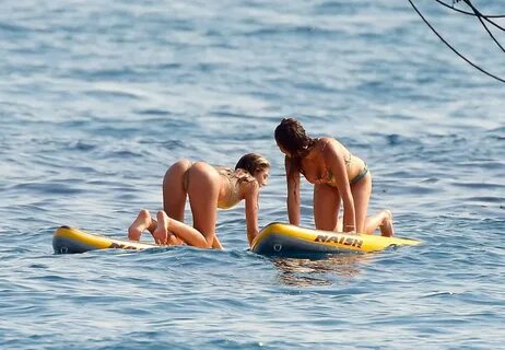 JENNIFER FLANVIN and SOPHIA, SISTINE and SCARLET STALLONE in Bikinis at a Y...