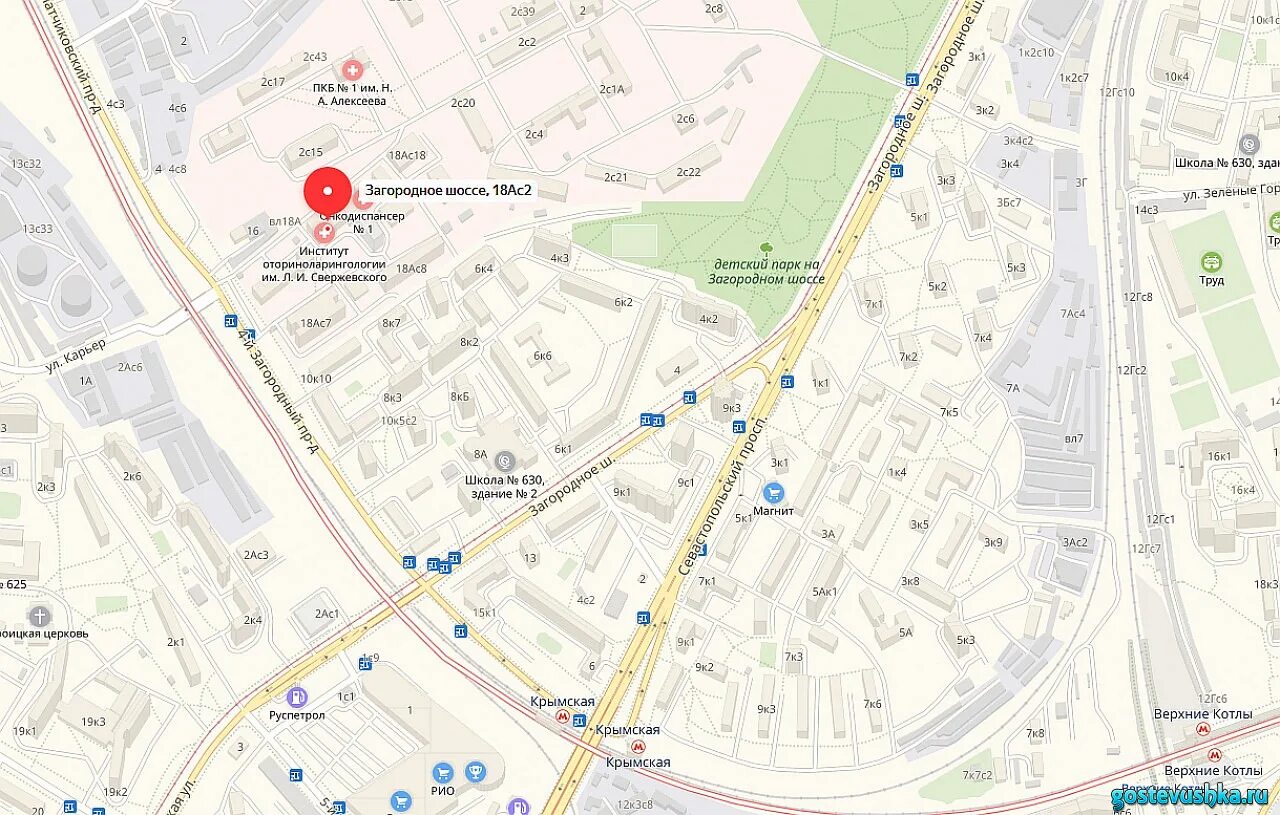 Загородное шоссе метро