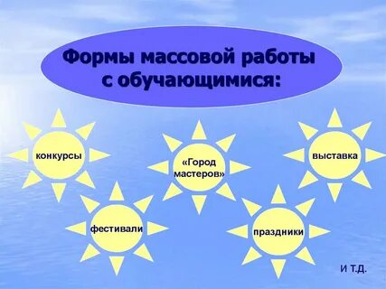 Массовая работа презентация