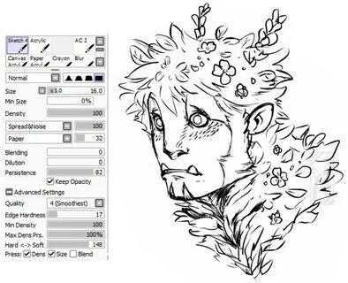 Easy paint sai