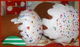 Кулич из фетра