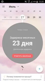 Сколько дней задержки в пределах нормы