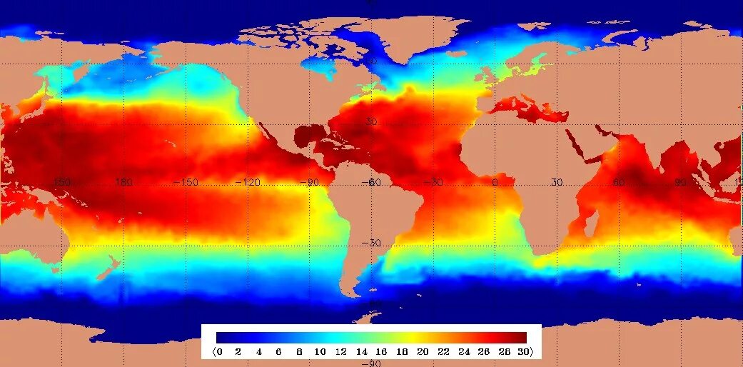 Самый теплый климат в мире. Карта температуры мирового океана. Средняя температура поверхностных вод мирового океана. Распределение температуры на земле. Распределение климата на земле.
