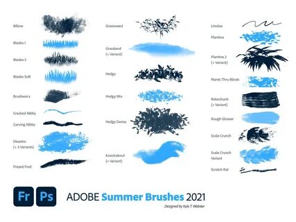 adobe fresco brush brushes Digital Art fresco ILLUSTRATION kyle t. webster ...