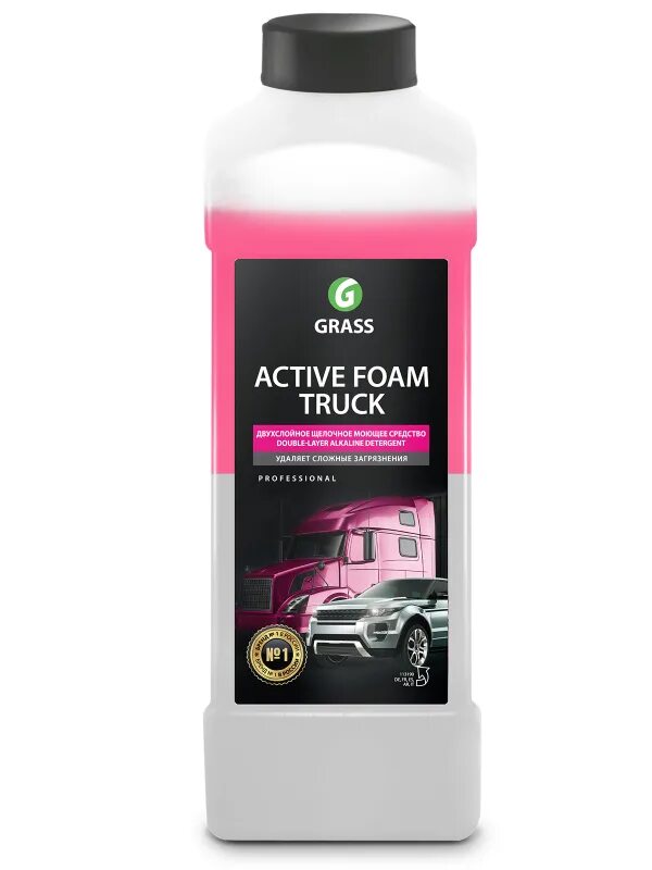 Автошампунь grass Active Foam Truck для б/мойки 1л арт.113190. Grass Active Foam 1л. Active Foam Gel 1 л. Grass Active Foam Gel 1л.