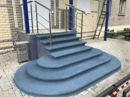 Покрытие бетонного крыльца