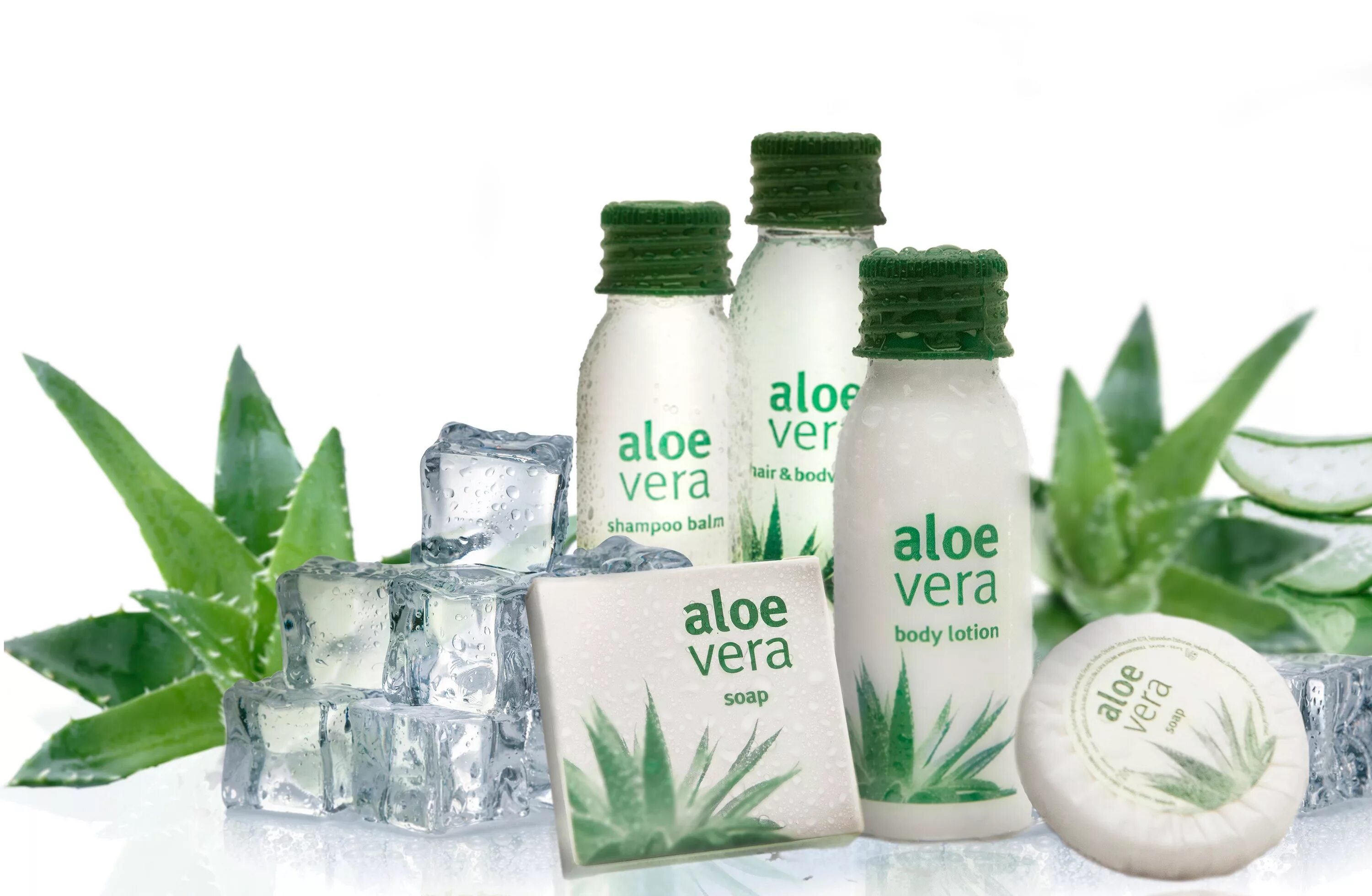 Aloe Wera Гостиничная косметика. Игра алоэ