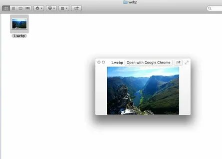 Webp chrome