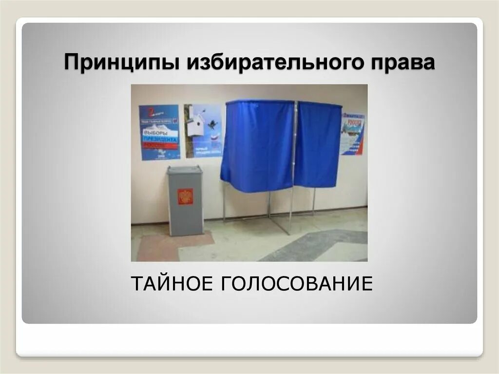 Тайное голосование граждан граждане выражают. Тайное голосование избирательное право. Тайное избирательное право выборов в РФ.