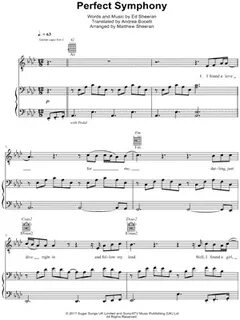 Ed sheeran bocelli perfect symphony