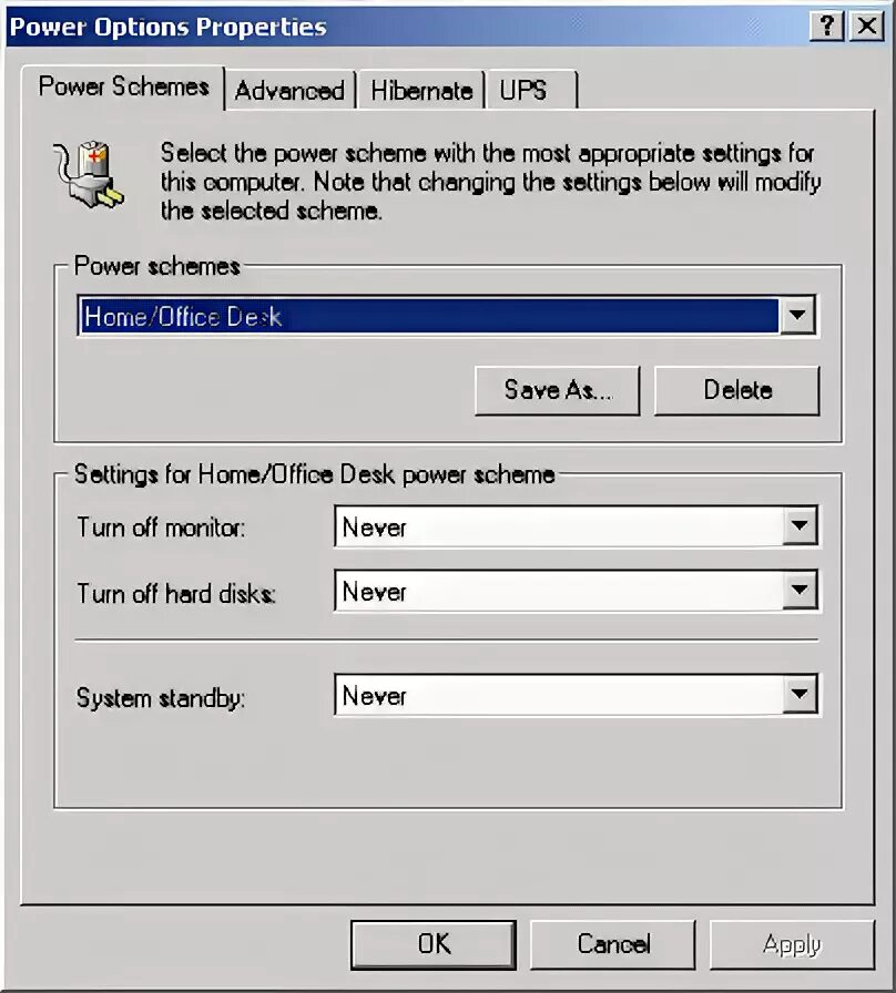 Display properties