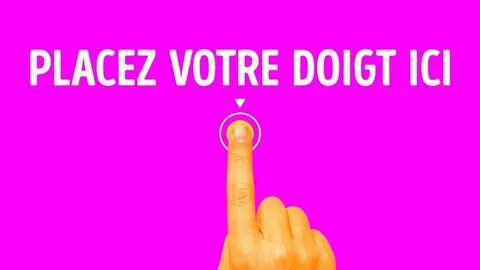 Your finger