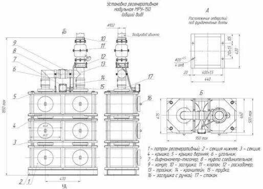 Установка рв. Регенеративная установка рв-150.
