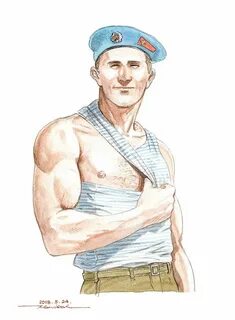 Рисунок десантника
