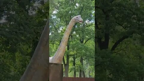 Динозавры в туле в белоусовском парке