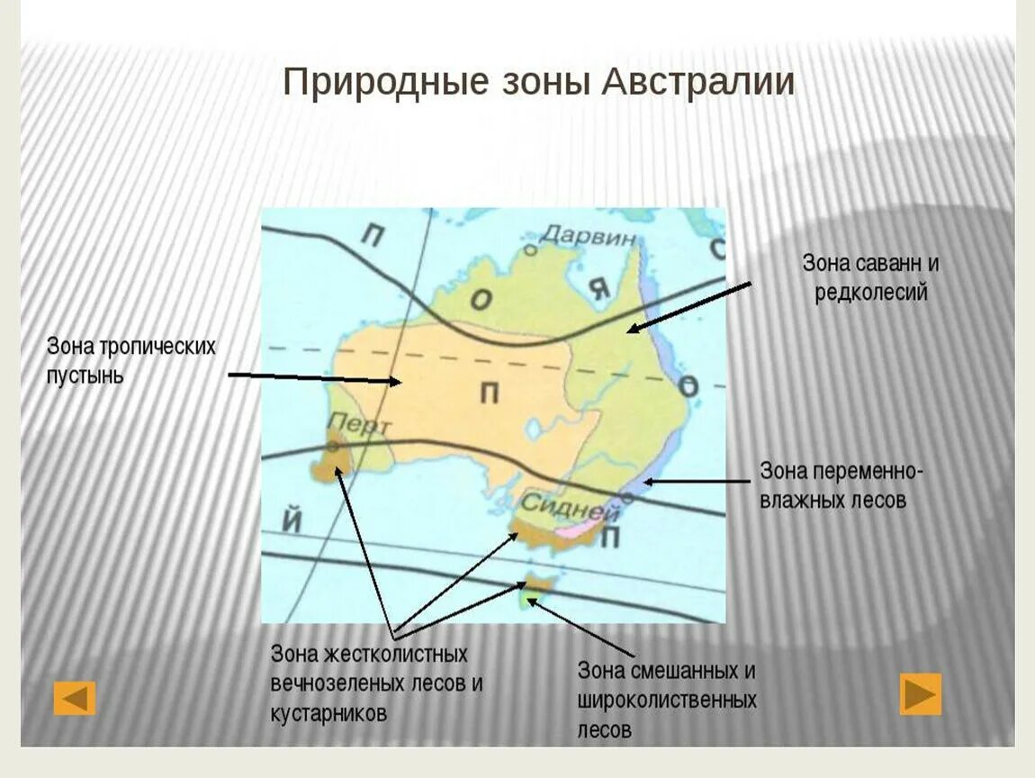 Зоны австралии на карте. 7 География природные зоны Австралии. Основные природные зоны материка Австралия. Природные зоны в тропическом климатическом поясе Австралии. Атлас Австралии природные зоны 7 класс география.