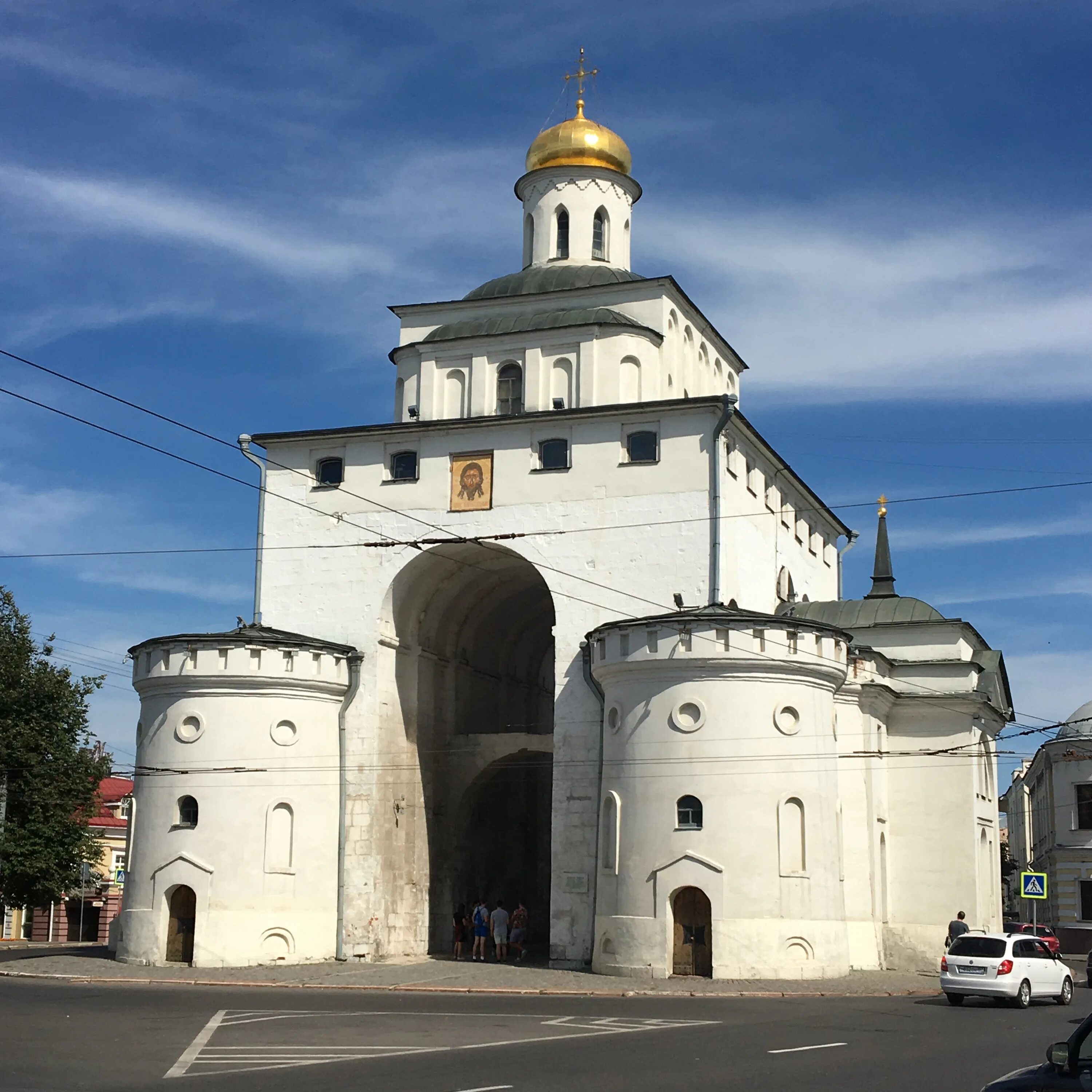 Золотые ворота век создания. Золотые ворота во Владимире 1158-1164.