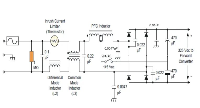 Pfc 7. Пассивный pfc схема. pfc блок питания. блок питания с пассивным pfc схема. active power factor correction, apfc.