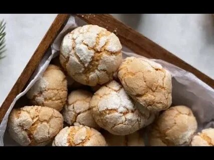 Апельсиновое печенье с трещинками