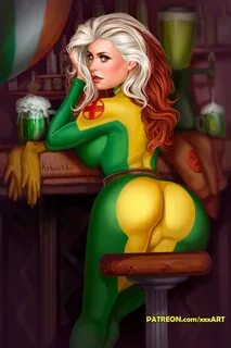 Rogue 2 x-men colored by Rzhevskii Rouge Pinterest