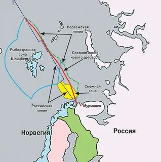 Морские границы норвегии