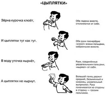 Пальчиковая гимнастика домашние птицы