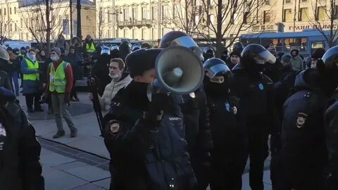 Митинг в питере