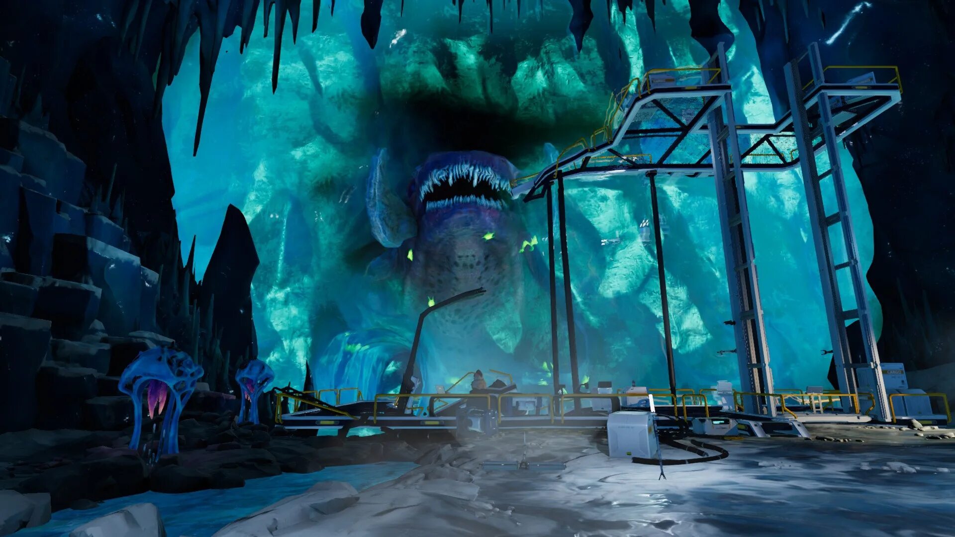 Полярная лиса subnautica. Сабнаутика below Zero. Игра Bandai Namco Subnautica. Шахта Коппа Subnautica below Zero. Полярный Лис Subnautica.