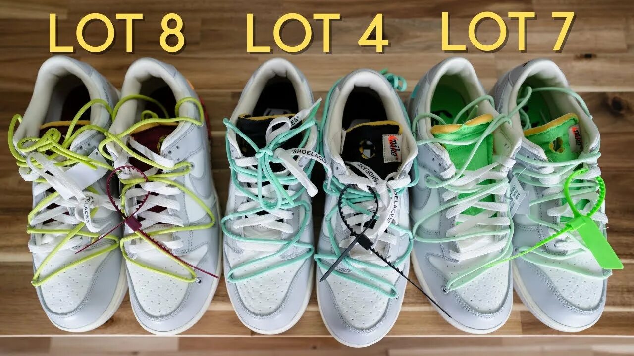 Nike Dunk Low off White 50. Dunk Low off White the 50. Nike Dunk off White all lots. Nike Dunk Low off White lot 9. White a lot