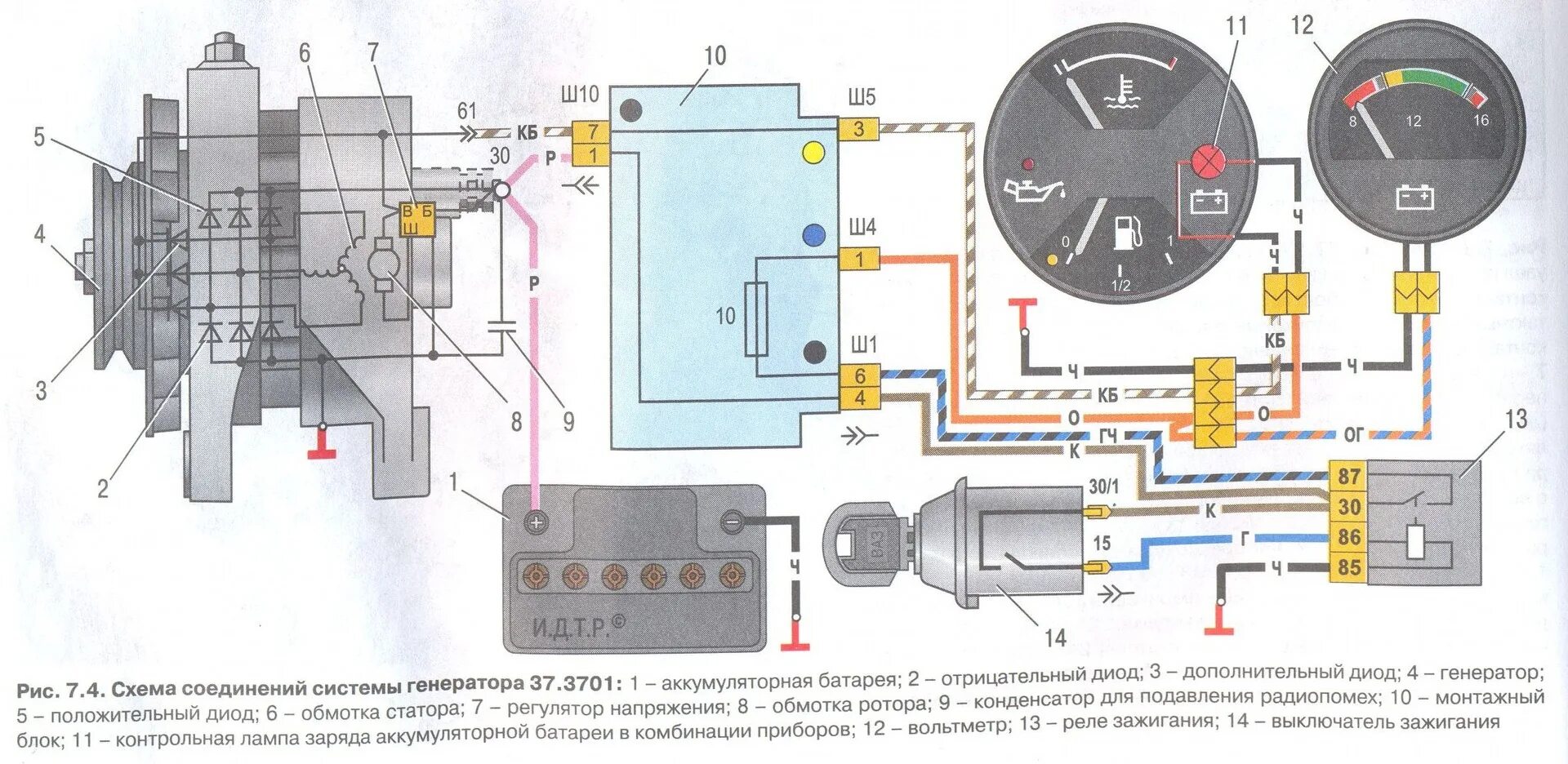 Не работает индикатор зарядки. Схема подключения реле заряда ВАЗ 2106. Лампа зарядки ВАЗ 2106 схема. Схема лампы зарядки аккумулятора ВАЗ 2106. Схема подключения лампочки зарядки аккумулятора на ВАЗ 2106.