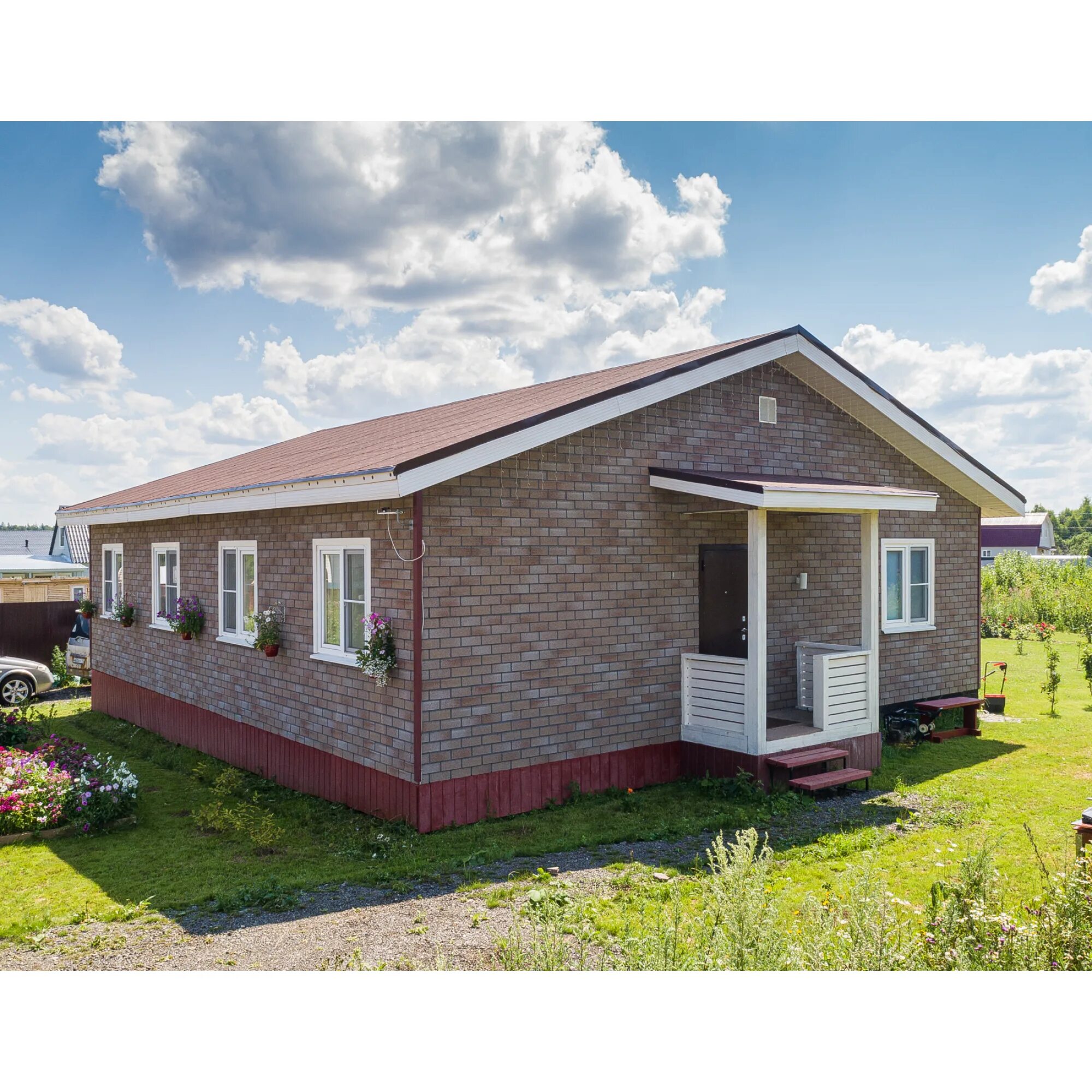 Hauberk Кирпич фасадная плитка 2,5 м2 Каталонский кирпич Технониколь купить в Мо