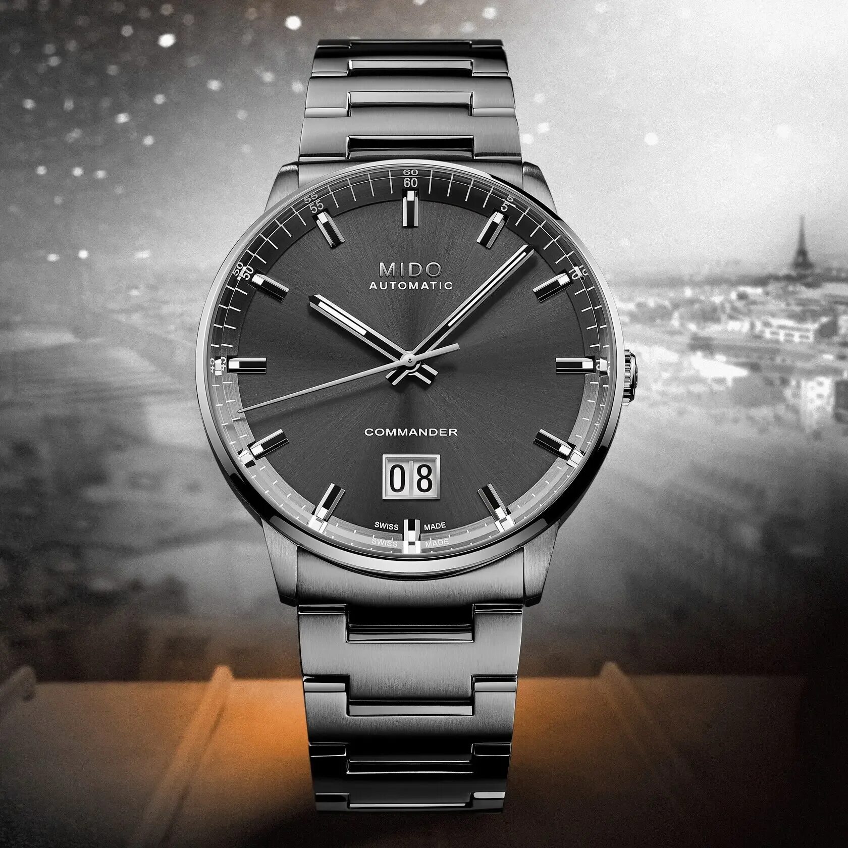 Mido big date. Часы mido commander big date m021.626.11.061.00. mido m021.626.11.061.00. mido commander big date. mido commander big date caliber 80.