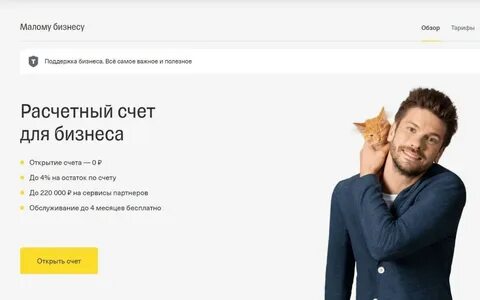 Тинькофф открытие