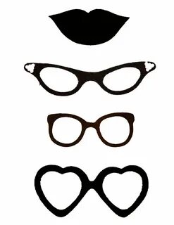 Очки трафарет - 67 фото