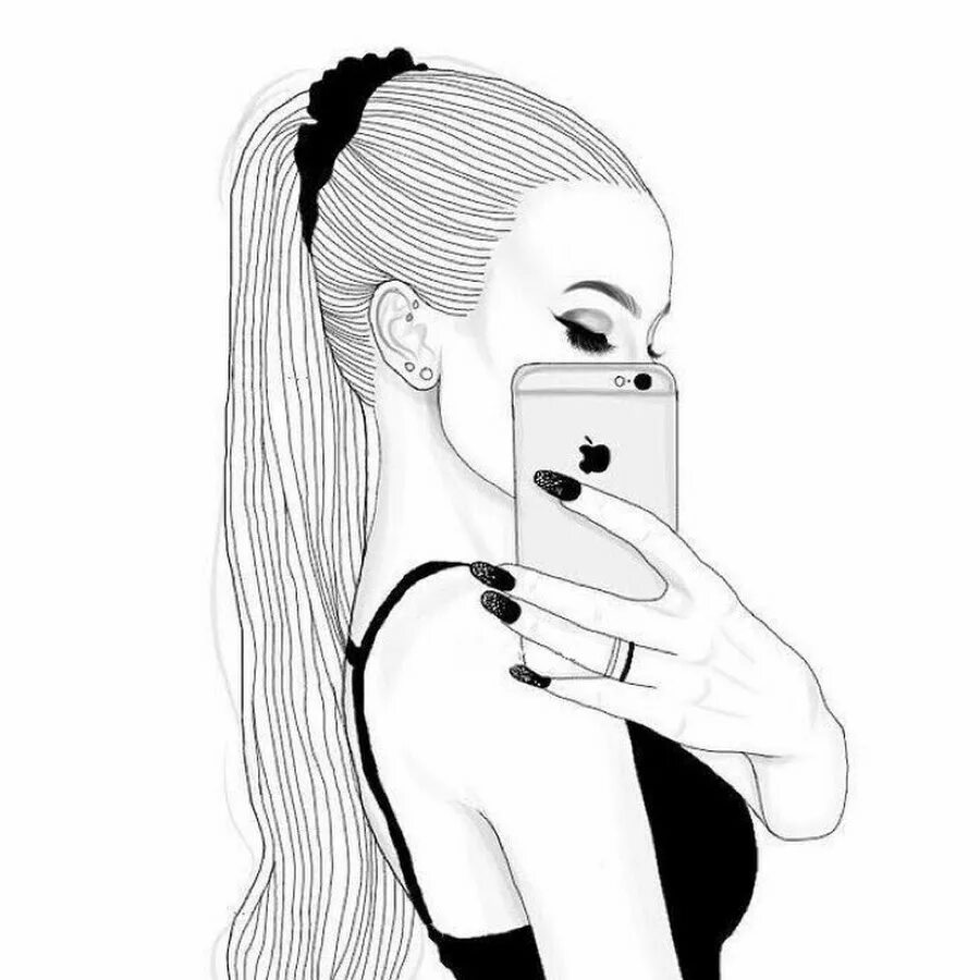 девушка с фотоаппаратом арт. рисунки для срисовки телефон. рисунки для срисовки телефон. срисовка рисунков с телефона. рисунки приложений для срисовки.